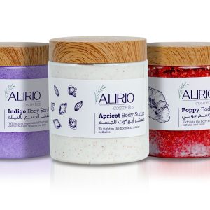 Body Set Scrub 3*1  (Indigo/ Apricot/ Poppy)
