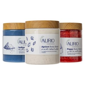 Body Set Scrub 3*1  (Indigo/ Apricot/ Poppy)